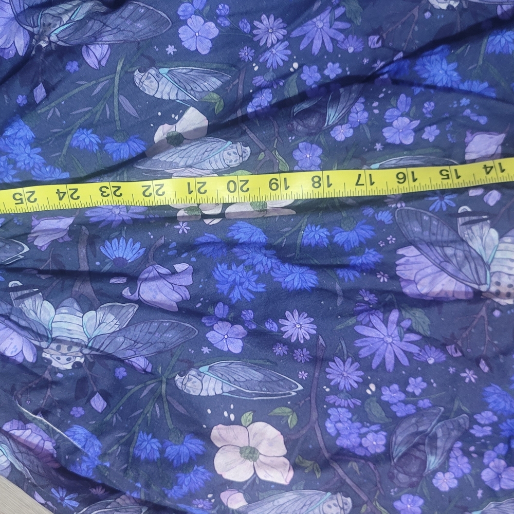 Navy Cicada Symphony Midi Skirt - Picture 5 of 8